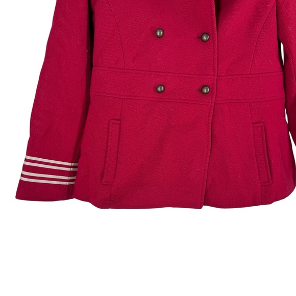Jacadi Red wool and cashmere coat 10 year - Picture 4 of 6